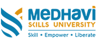 Medhavi Skills University affiliation logo
